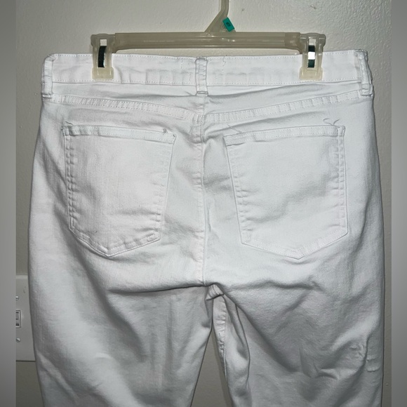 Pistola White Crop Skinny Jeans. Size 32. Like new condition, worn a handful. - Picture 4 of 8